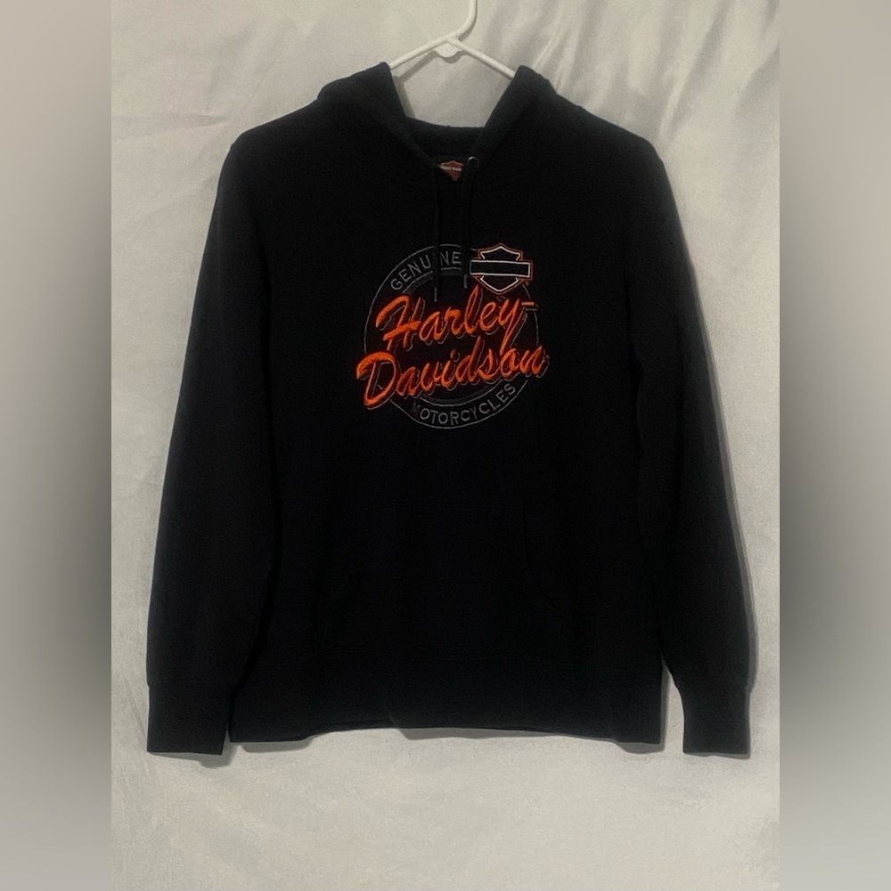 Harley Davidson embroidered hoodie